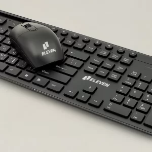 موس و کیبورد بی سیم ELEVEN مدل WK801 با حروف فارسی