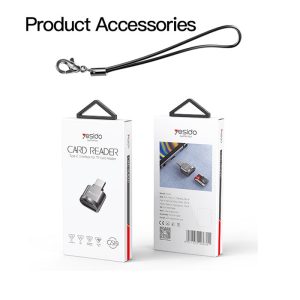 هاب و مدبل تایپ سی به مموری TF CARD یسیدو YESIDO OTG CARD READER TYPE-C GS19